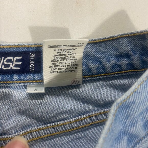 Cruel Girl Womens Low Rise Relaxed Fit Jeans Size 9 Long 100% Cotton Light Wash - Picture 4 of 11